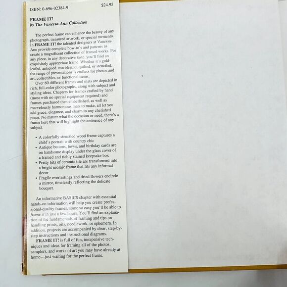 Picture Framing DIY Do It Yourself Craft Book Lot Frame Art step by Step photos - Picture 7 of 16